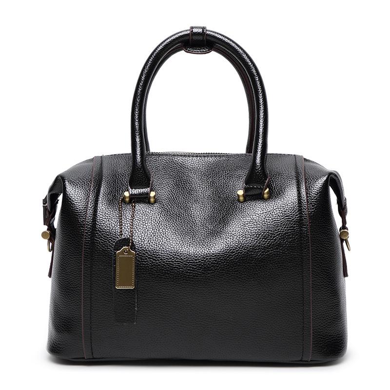Summer New Lychee Pattern Women's Bag Trendy Solid Color Versatile Handbag Single Shoulder Oblique Span Bag