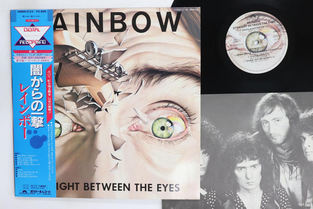 Виниловая пластинка RAINBOW Straight Between The Eyes 28MM0152 POLYDOR 1982 Япония Obi Рок Б/у