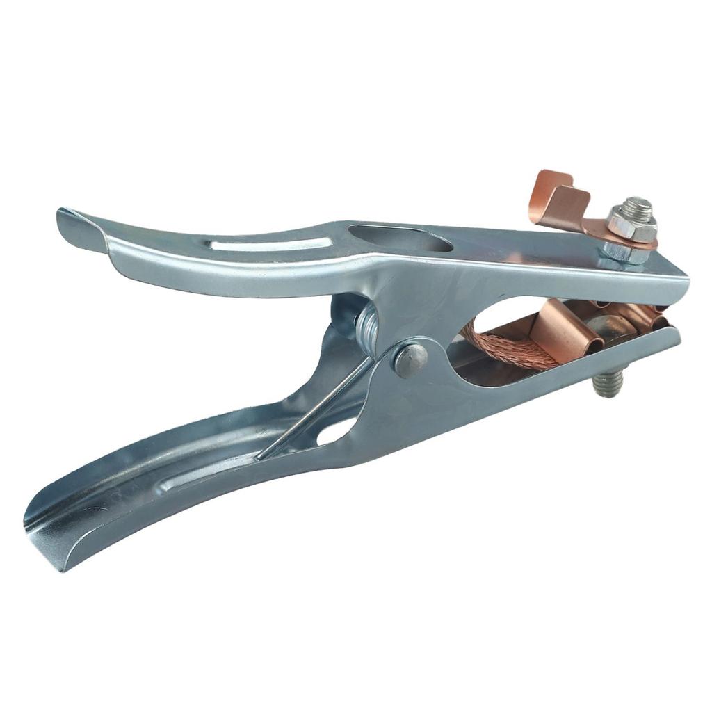 Heavy Duty Welding Ground Clamp for Reliable Grounding Compatible with MIG MMA TIG Welders Ergonomic for User Comfort