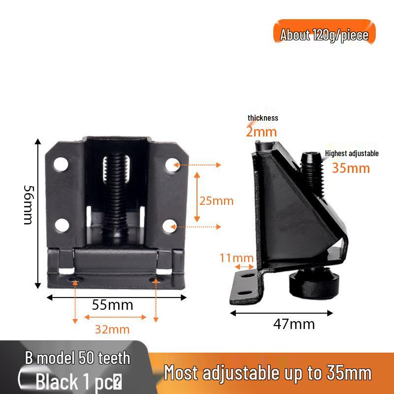 Adjustable Metal Leveling Feet for Furniture, Anti-Slip Pads for Uneven Floors, Height Adjustment for Cabinets
