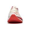 Li Ning Feidian 3 Challenger Fabric Cushioning Abrasion Resistant Breathable Low top Running Shoes Women's Red White ARMT038-25