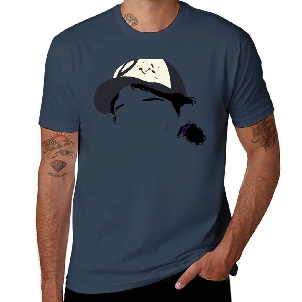 Telltale Games The Walking Dead Cleunisextine Outline Ver 1 TShirt Minimal Art Print TShirt
