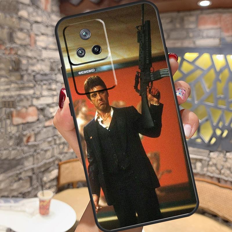 Scarface Tony Montana Case For Xiaomi 14 Ultra 15 13 11T 12T 13T 14T Pro POCO X3 X5 X6 X7 Pro M6 F5 F6 Pro Cover