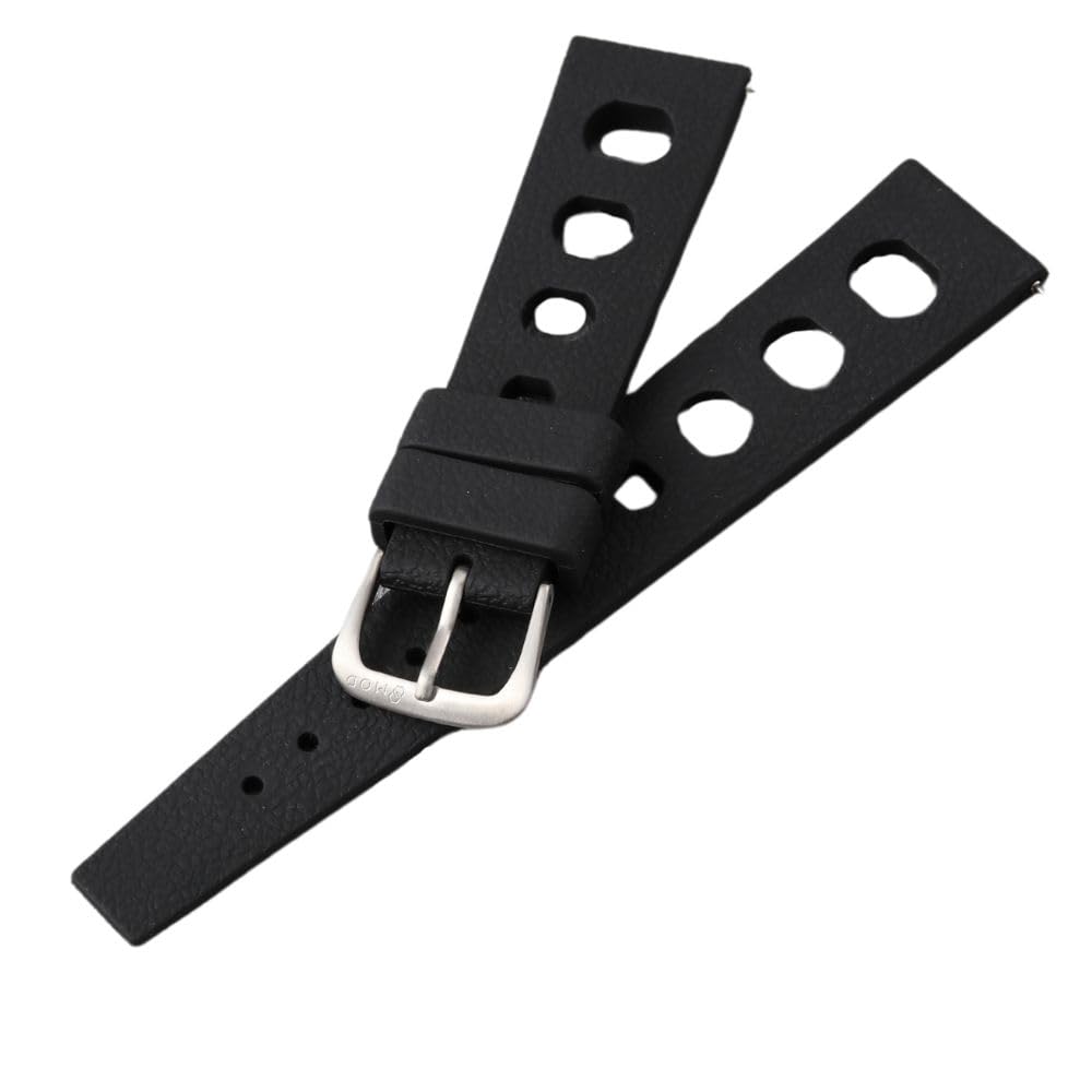 

[MOD] FKM RUBBER HYDRO Rubber Strap for Hydro Watches, Rubber Belt, Lug Width 20mm (Depth Black)