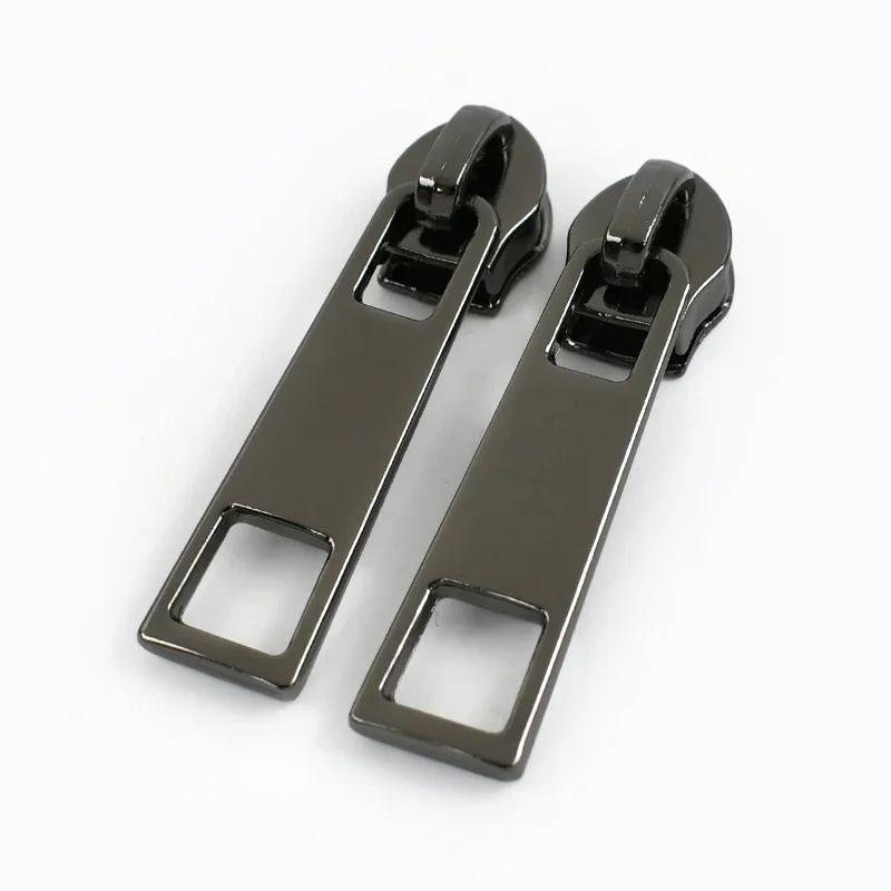 5-30Pcs Meetee 5# Nylon Zipper Puller Down Jackets Bags Zippers Sliders Garment Zips Head Repair Kits DIY Sewing Accessories