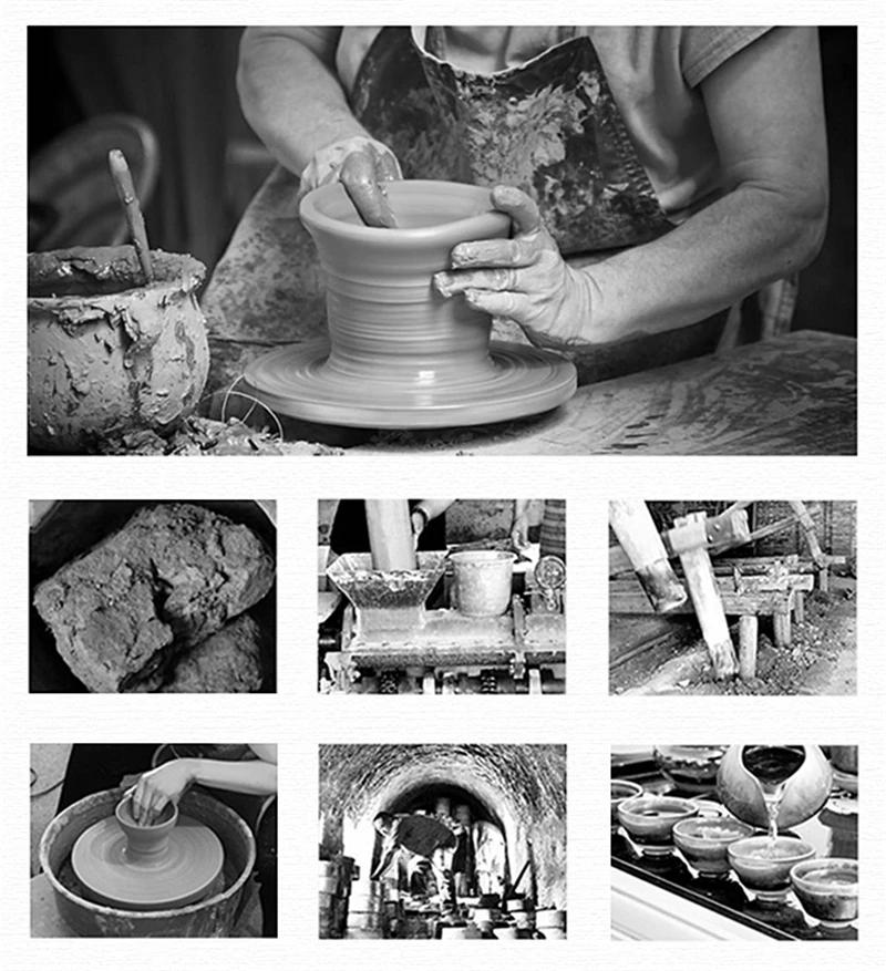 Aromatherapy furnace wine boiling device wine warming pot heating base cook tay Vermilion clay ceramic Cook Coffee candle tea