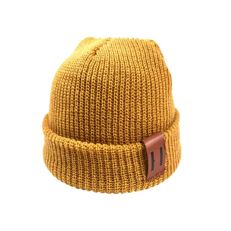 Knit Baby Hat Winter Spring Kids Beanie Cap for Girls Boys Infant Accessories Children Hats Elastic 1-4Y YSX