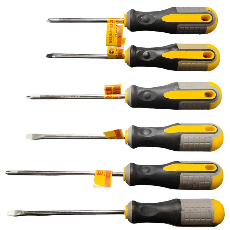 Flathead Screwdriver Phillips Screwdriver Manual Multi-Functional Multi-Spec Maintenance Tool with Non-Slip Handle Screw Driver