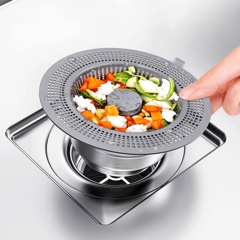 General Kitchen Sink Drain Strainer Stainless Steel Practical Sink Filter Efficient Filtering Kitchen Sink Plugs