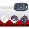 Key Fob Replacement for Honda Civic 2006 2007 2008 2009 2010 2011 2012 2013 N5F-S0084A Keyless Entry Remote Control Car Key 4 Buttons 313.8Mhz ID46