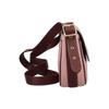Coach Macie 23 Flap Closure Pebble Leather Saddle Bag Women Shoulder Bag Pink CF383-IMV2G