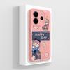 Per Custodia Telefono Redmi Note 14 4G Versione Europa Farfalla Funda Cover Posteriore Morbida in Silicone Liquido Per Protezioni Telefono Redmi Note14