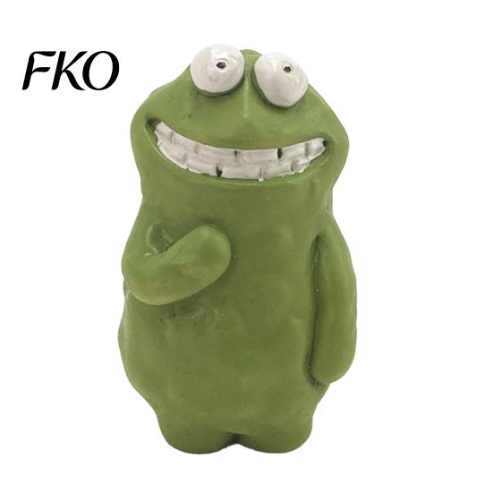 Creative Office Decoration Cute Ugly Mud Figure Desktop Decoration, Funny Resin Cartoon Personality Decor Statue, Hand-Painted Tabletop Sculpture for