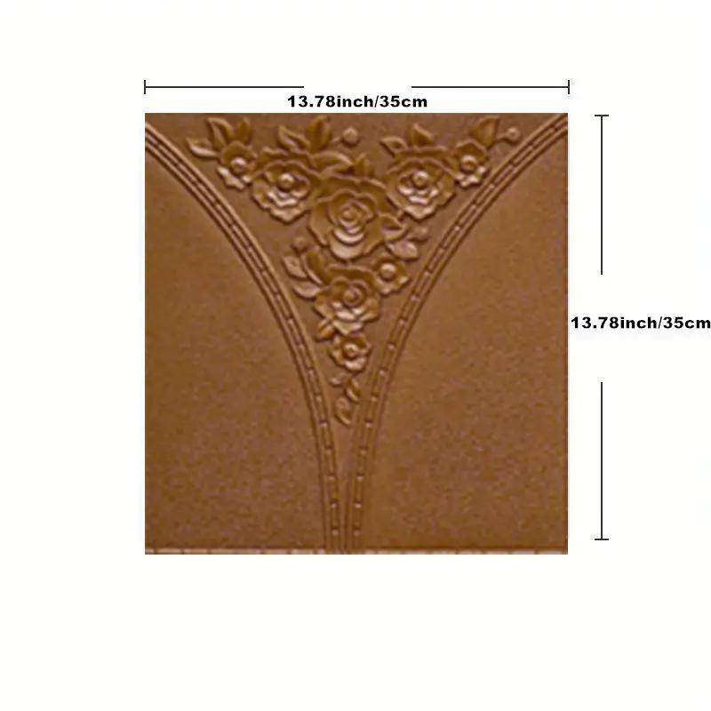 

35*35см Креативные самоклеящиеся панели Наклейки на стену для фона ТВ Обои для гостиной Сетка Мягкая сумка 3D Домашний декор 12pcs 35x35cm