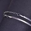 Stainless Steel Necklace For Women Men Accessories Flat Chain Neck Chokers Fashion Jewelry Snake Collier Acier Inoxydable Femme