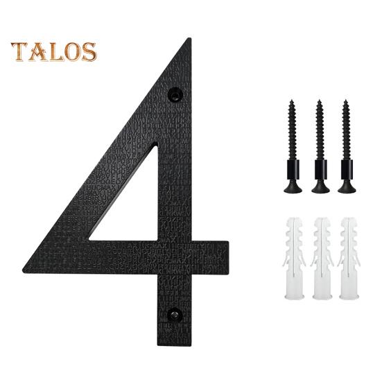 

Черные номера домов, буквы с номерами дверей для наружных вывесок, простая установка, пластиковые матовые цифры, буквы, знак для почтового ящика домашнего адреса 4