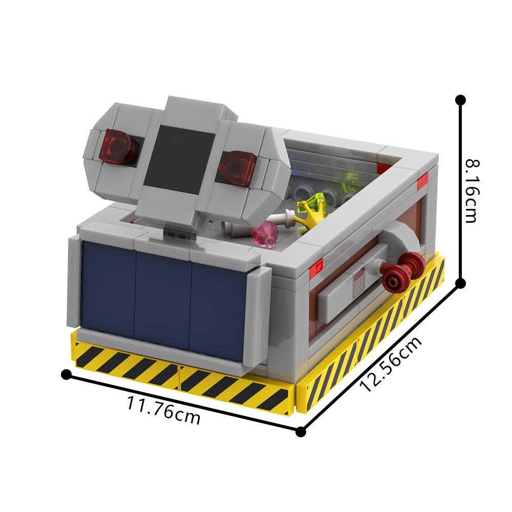 Repo Bausteine Spielzeug REPO Blocks Set Horror Kopf Mann Ente Unbekannter Dünner Mann Fliege Konstruktionsblock Figuren für Jungen Geschenke