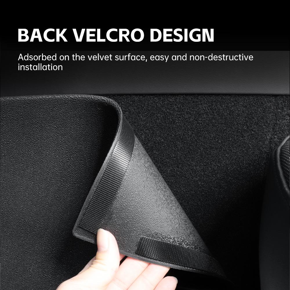 For Tesla Model Y Juniper 2025 2026 2PCS Center Console Side Kick Pad Front Seat Side Anti Dirt Mat Car Interior Accessories
