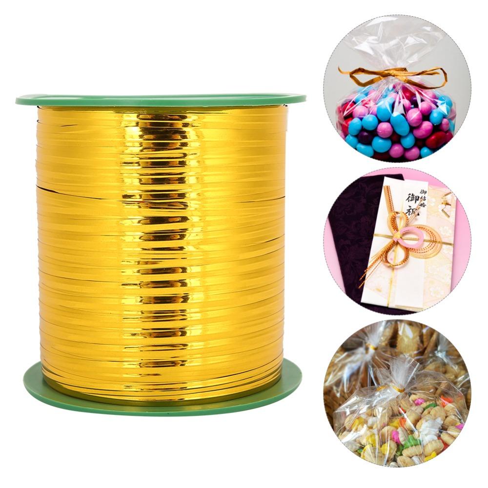 1pcs 400 Yards Twist Ties Gold & Silver Bread Ties Bakery Bags Metallic Twist Ties Packaging