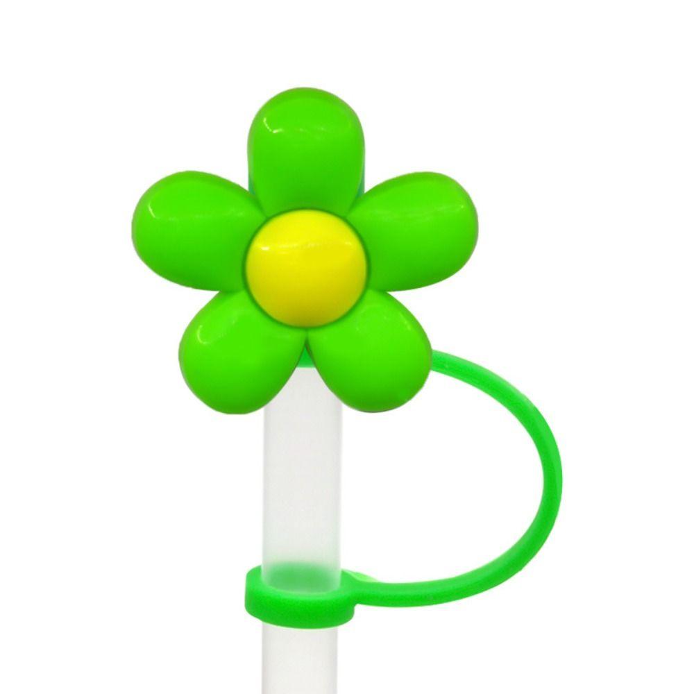 Splash Proof Straw Tip Covers Airtight Straw Topper Cute Drinking Dustproof Cap  Cup Accessories