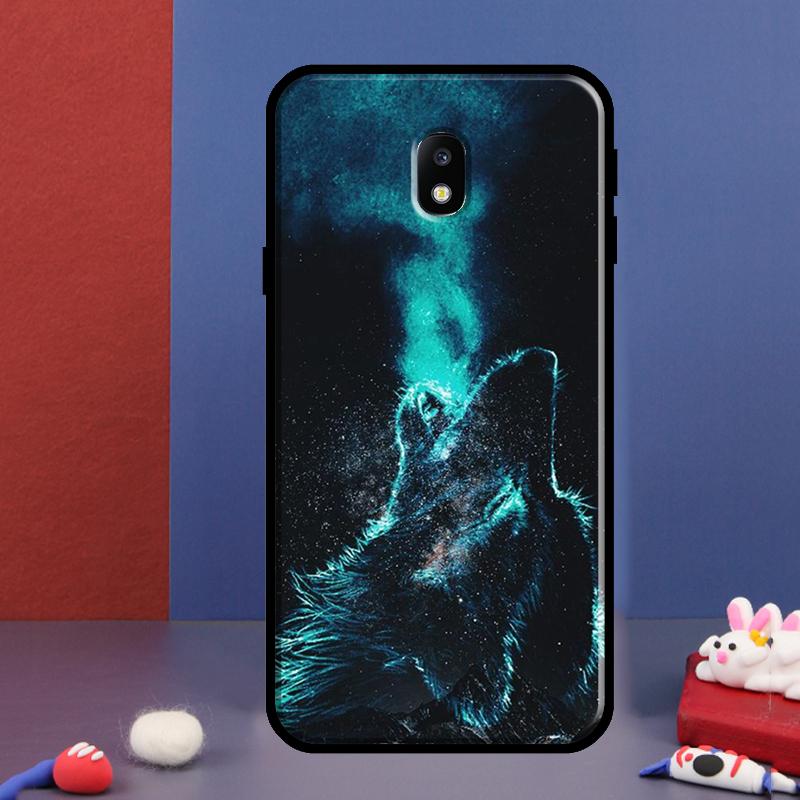 Custodia carina Galaxys Wolf per Samsung J4 J6 Plus J8 A6 A7 A8 A9 2018 J7 J5 J3 2017 A3 A5 J1 2016 Copri Telefono