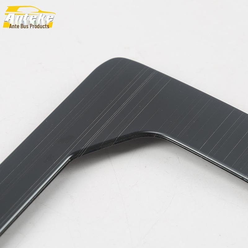 Fits 18 H4 Cab Storage Box Co-Driver Glove Box Decorative Frame Panel Sticker Accessory