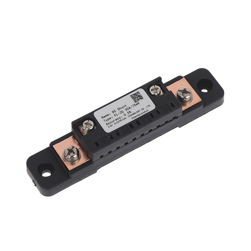 Hot Sale FL-2C Shunt 10A 15A 20A 30A 40A 50A 75A 100A 75mV DC High Accuracy With Base Ammeter Current Shunt Resistor