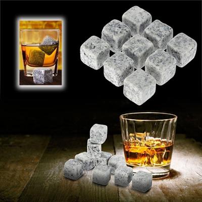 9 Peças Pedras de Gelo para Vinho Whisky Cubos Resfriadores para Bebidas Verão Pedras para Cerveja