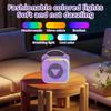 Portable Mini Karaoke Machine HIFI Surround Wireless Sound Microphone Set  Outdoor Karaoke