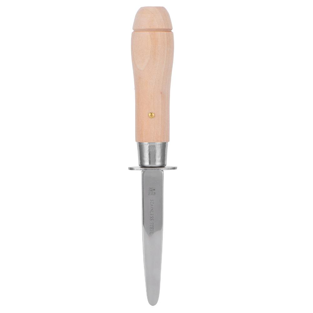 Stainless Steel Oyster Knifes Wear‑Resistance Long Handle Oyster Shucker Multifunctional Workmanship Seafood Opener