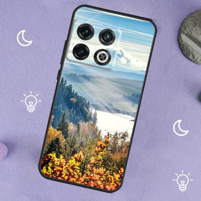 Mountain Forest Case For OnePlus 13R 12R 10R 13T 15 13 12 11 8T 10T Nord CE 4 3 2 Lite N20 N30 Nord 5 Cover