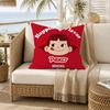 Milchige Peko Chan Kissenhülle für Sofa Wohnzimmer Heimbüro Dekoration Schutzhülle