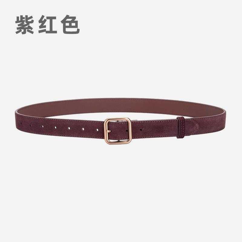 

Ветрозащитный пояс женский пояс матовый бархатный декоративный джинсовый ремень для платья женский 105cm