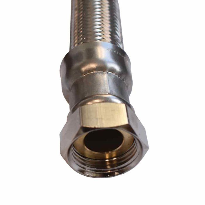 Flexible Inox DN25, 1 Pouce, 500mm, Eau Potable, DVGW