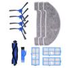 Kit per Aspirapolvere Robotico con Spazzola Laterale Panno Filtro Spazzola Principale per Proscenic 850T Tute per la Pulizia