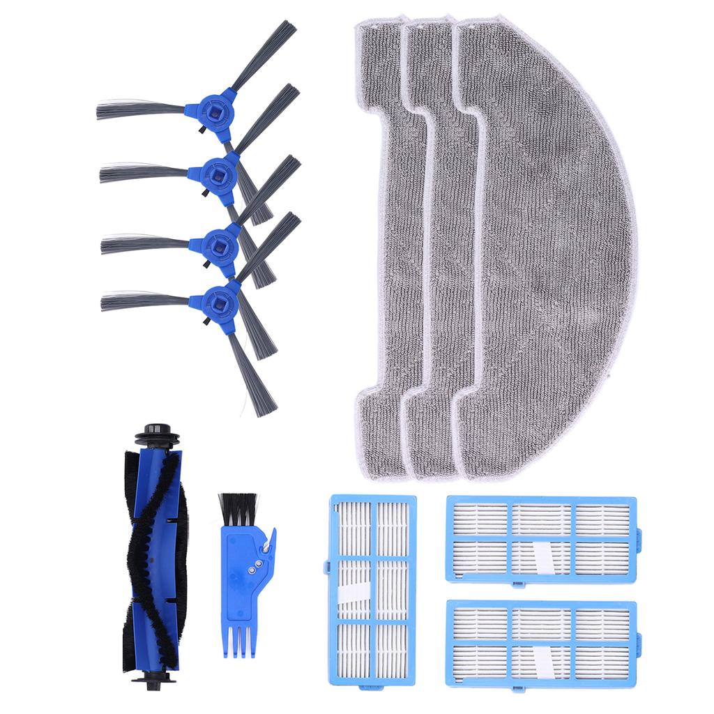 Kit per Aspirapolvere Robotico con Spazzola Laterale Panno Filtro Spazzola Principale per Proscenic 850T Tute per la Pulizia