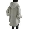 Casual Loose Long Sleeve Drawstring Hooded Pocket Women Sweatshirt