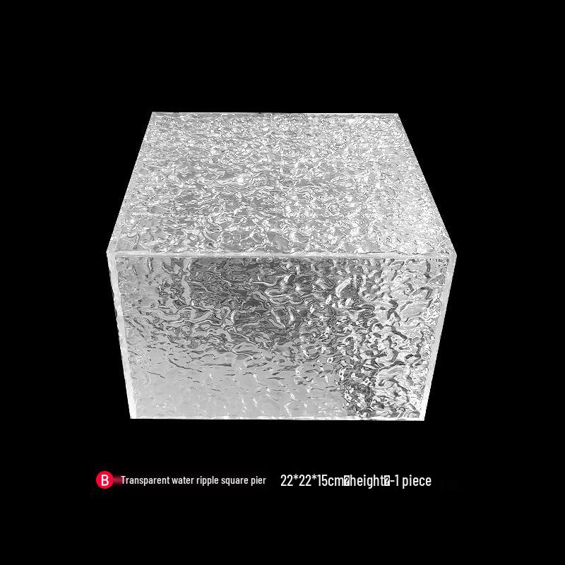 Acrylic Ripple Dessert Display Stand for Weddings and Buffets