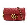 [Pre-Owned] GG Marmont Vintage Metal Logo Quilted Leather Mini Shoulder Bag - Very Good #18X83EL