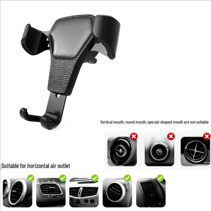 Universal Car Air Vent Phone Holder: Multi-Functional Gravity Mount Stand