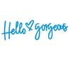 Hello Gorgeous Hello Gorgeous Cartoon Sticker Reflective Hello Gorgeous Decals  Window Trunk Bumper