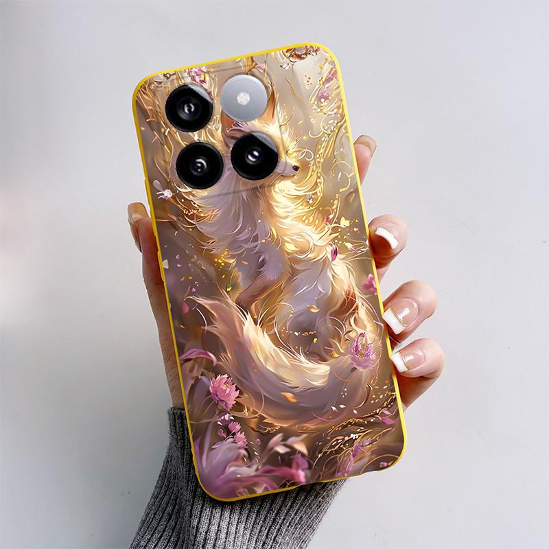 For Xiaomi Mi 14T Pro Case Cute Cartoon Cat Dog Fox Painted Cover Silicone Phone Case For Xiaomi 14T Pro 14TPro Mi14T Soft Funda