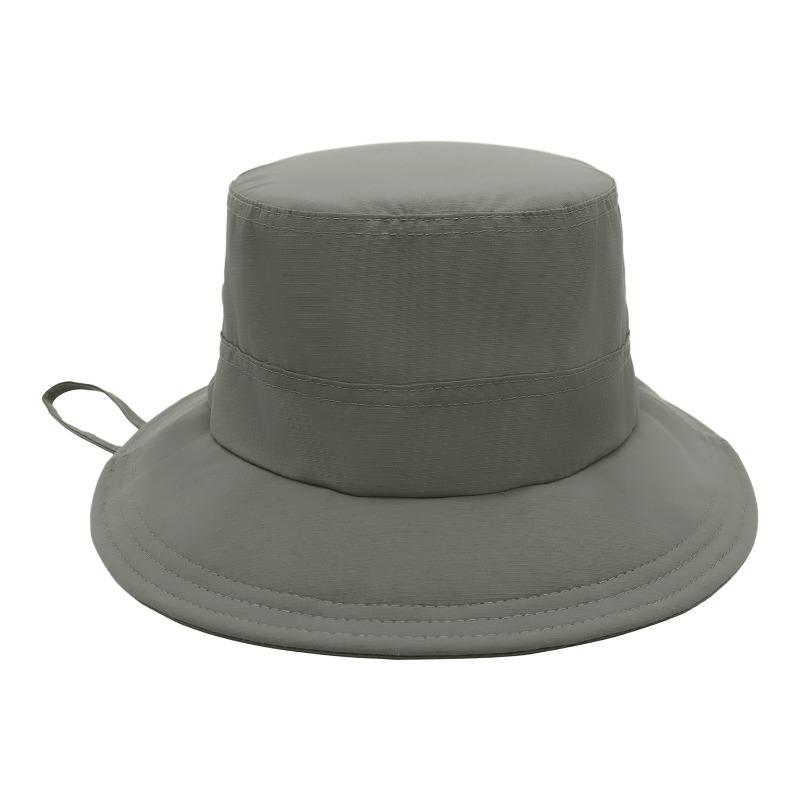 Summer Small Brim Quick-drying Bucket Hat Women's Outdoor Camping Anti-splashing Sun Hat Anti-ultraviolet Fishing Sun Hat Men