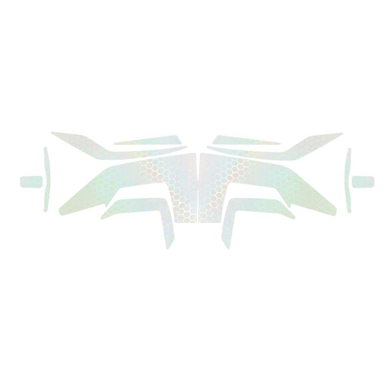 For SYM CRUISYM250 Cruisym250 2025 Honeycomb Laser Headlight Film Smoked Black Taillight Film Sticker Modification Accessories