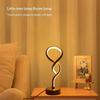 1PC Creative Gourd Shape Simple Bedroom Light Three-color Dimming Desktop Decorative Table Lamp