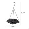 Hängen Vogel Feeder Lebensmittel Container Bad Floral Decor Robust Garten Dekoration Eisen für