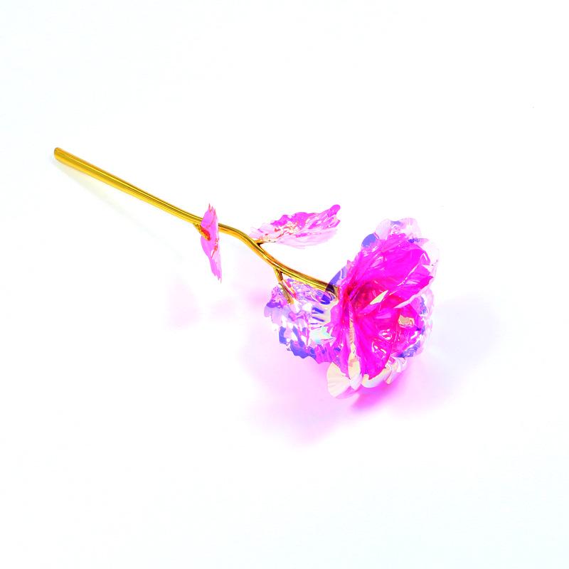 24k Glare Gold Foil Roses: Colorful Valentine's Day Gifts for Mothers and Lovers - Artificial Flowers