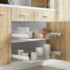 Built in Basket Drawer Slides 2 pcs Silver 800 mm