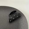 Korean Acetate Hair Clips for Women French Shiny Shark Clip Fashion Zircon Hairpin Temperament Hair Accessories Girls Headdress