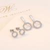 Lindon Women's Zircon Copper Alloy Earrings - Wedding Party Gift Pendant Earrings